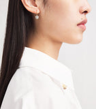 Jennifer Meyer large yellow gold and diamond Edith earrings - British product
