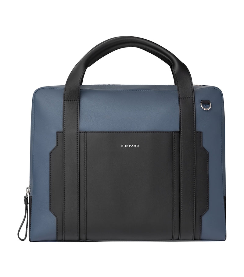 Chopard Heritage briefcase in two-tone calfskin, imported from the UK
