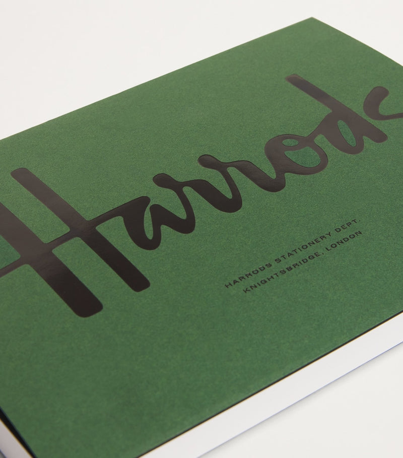Harrods A5 notebook with logo cover, UK version