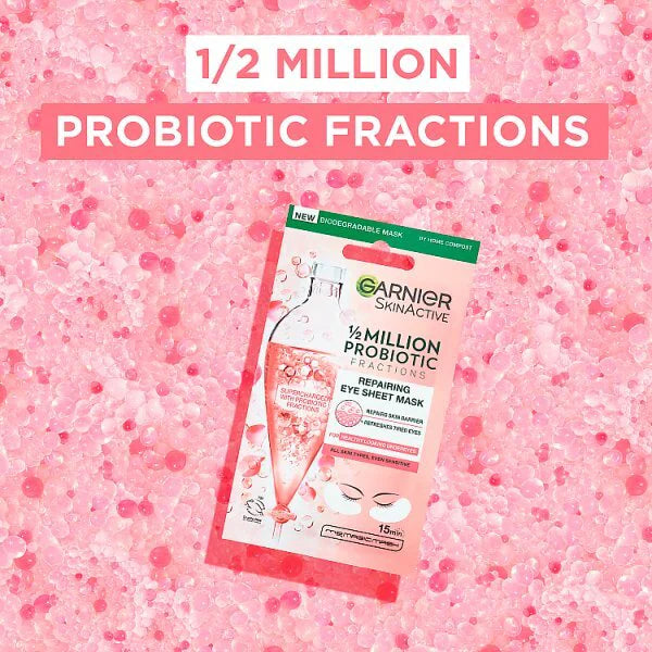 Garnier Skinactive Eye Sheet Mask With Probiotic Formula, UK version