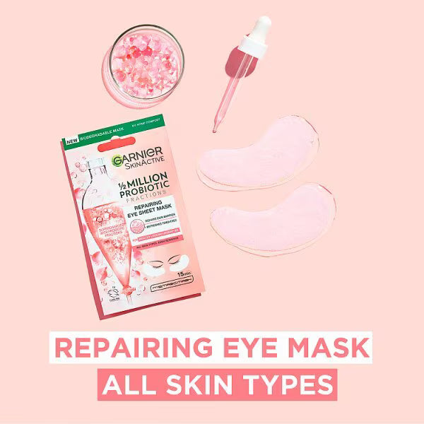 Garnier Skinactive Eye Sheet Mask With Probiotic Formula, UK version
