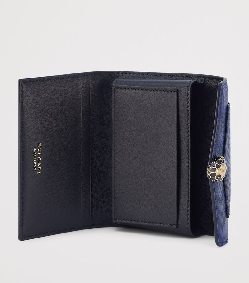 Bvlgari Serpenti Forever karung leather card holder (British brand)