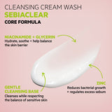 SVR SEBIACLEAR face wash cream cleanser 200ml (British brand)