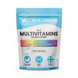 Holland & Barrett Vita London Multivitamins & Minerals with Iron for Men & Women 120 Tablets- Buy online at McGrocer