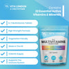 Vita London multivitamin with iron 120 tablets, imported from the UK