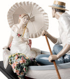 Lladró Romance on the Lake porcelain sculpture (British brand)