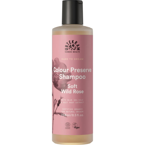 Urtekram Soft Wild Rose Shampoo 250ml (British brand)