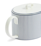Wedgwood Gio Pinstripe Teapot bone china, UK version