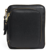 Harrods Comme des Garçons Leather Zipped Wallet- Buy online at McGrocer