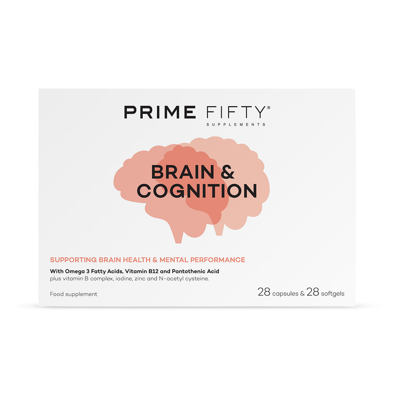 Brain & Cognition capsules and softgels for over 50s - British product