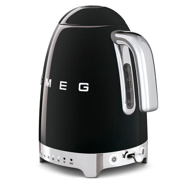 Smeg KLF04 kettle black 1.7L variable temperature, imported from the UK