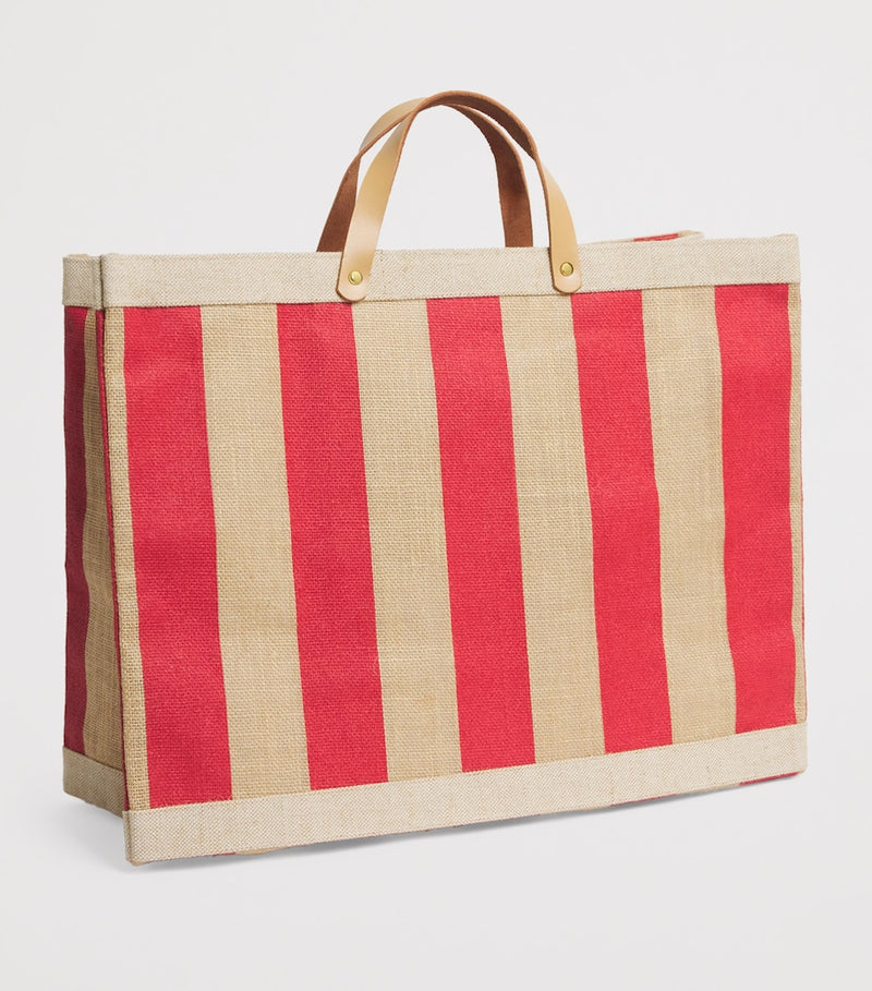 Harrods large canvas stripe shopper bag - British product