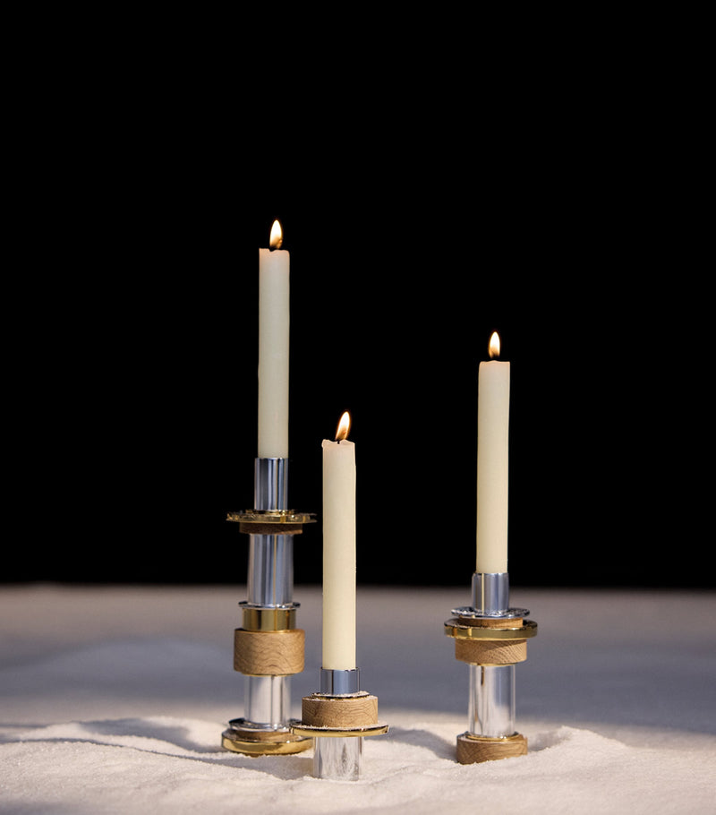 Christofle Myriade modular candle holder 20.5cm, UK version