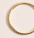 Anita Ko yellow gold sapphire eternity ring (British brand)