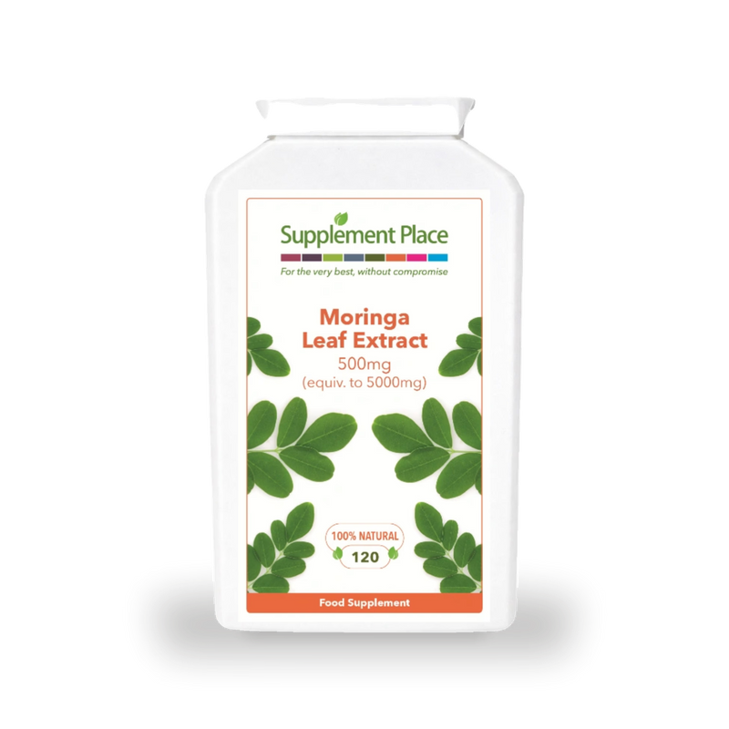 Supplement Place moringa leaf extract 500mg 120 capsules, UK version