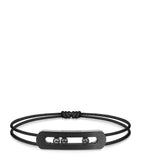 Messika Move Uno black titanium diamond cord bracelet 0.25ct, UK version