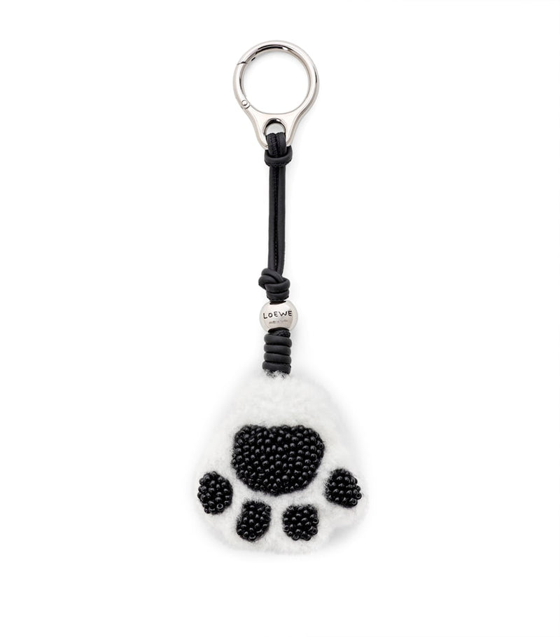 LOEWE fuzzy leather paw charm H18cm x W6cm approx (British brand)