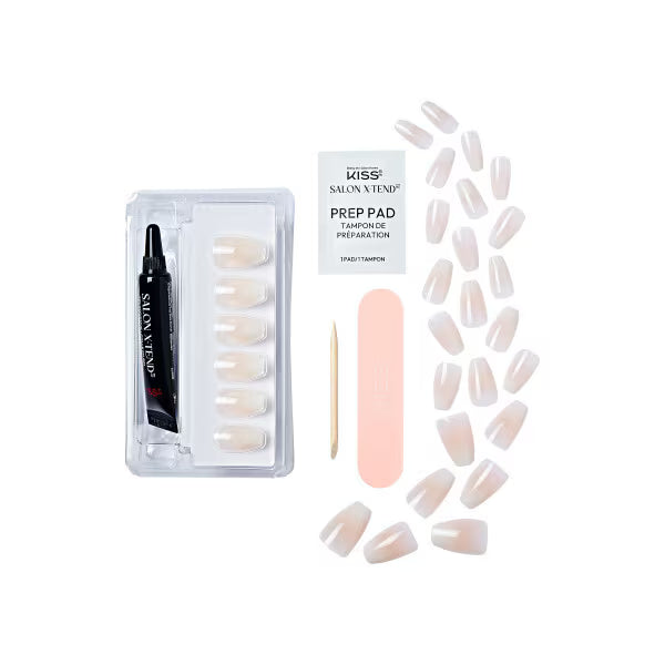 DNR Salon X-Tend Nails Words 30 Pieces - British product