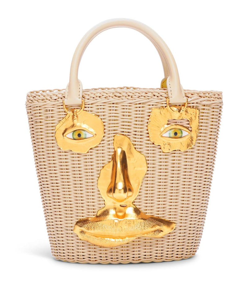 Schiaparelli face motif bucket bag, UK version