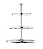 Silver-Plated Three-Tier Pastry Stand 24cm