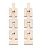 TOM FORD Links earrings brass hardware design 7cm (British brand)