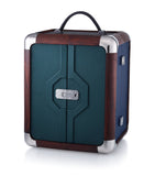 Baccarat Octogone Trunk luxury liquor cabinet in French oak and leather - British product