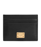 Dolce&Gabbana leather card holder logo plaque (British brand)