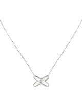 Harrods Chaumet White Gold and Diamond Jeux de Liens Pendant Necklace- Buy online at McGrocer