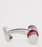 Deakin & Francis sterling silver spinel cufflinks 2.4cm - British product
