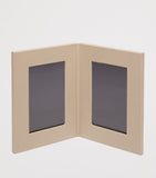 Smythson calfskin Panama double photo frame 6 x 4 (British brand)