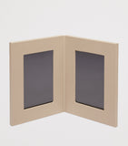 Smythson calfskin Panama double photo frame 6 x 4 (British brand)