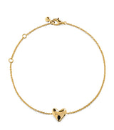 Harrods Monica Vinader Gold Vermeil Heart Chain Bracelet- Buy online at McGrocer