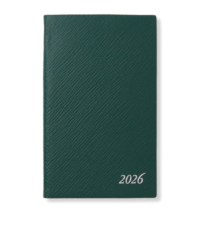 Agenda hebdomadaire Smythson Panama en cuir Harrods 2026 - Acheter en ligne chez McGrocer