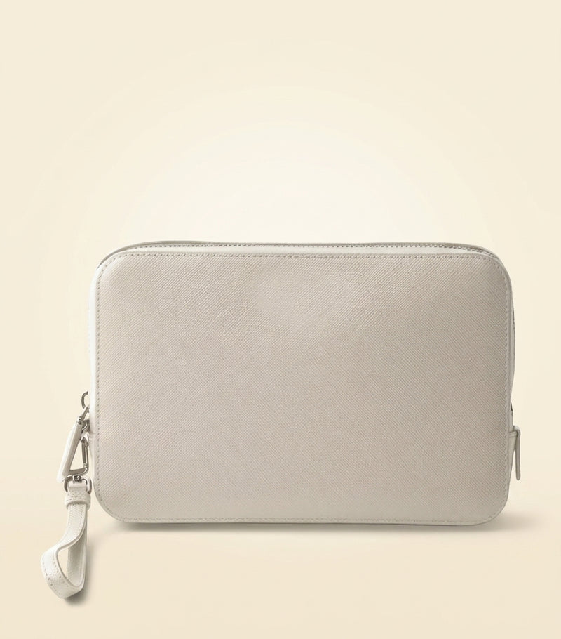 Prada Saffiano leather pouch H15cm x W23.5cm UK version
