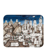 Harrods Fornasetti Città di Carte Decorative Tray (48cm x 60cm)- Buy online at McGrocer