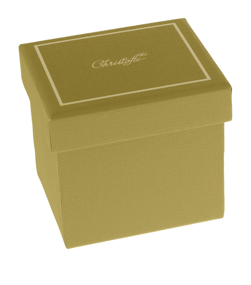 Christofle leather coffee cup ring H6.5cm, imported from the UK