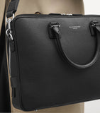 Aspinal of London Mount Street Leather Briefcase Bag (British brand)