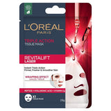 Superdrug L'Oréal Paris Revitalift Laser Triple Action Tissue Mask Sheet Mask 28g- Buy online at McGrocer