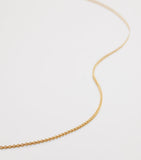 Monica Vinader gold vermeil chain necklace (British brand)