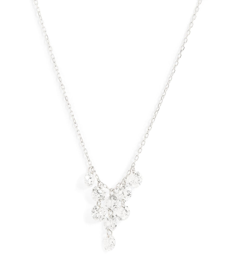 Persée white gold diamond pendant necklace, UK version