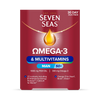 Seven Seas Omega-3 multivitamin men 50+ 30 tablets & 30 capsules, imported from the UK