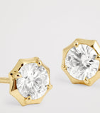 Jade Trau Sophisticate diamond stud earrings, imported from the UK