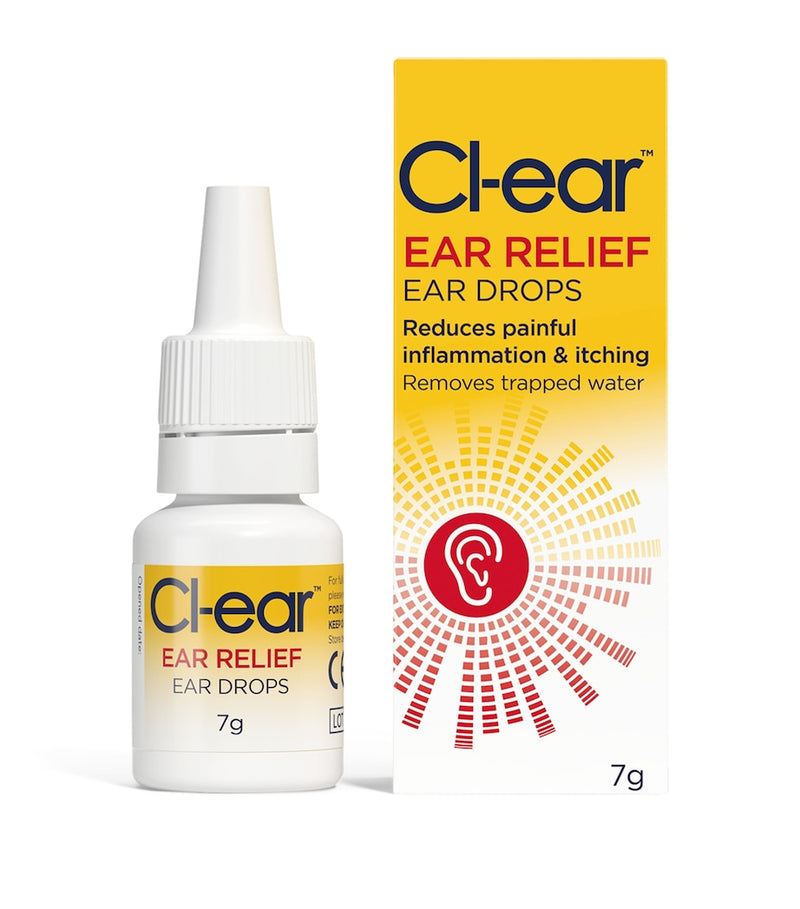 CLEAR Ear Relief ear drops with lidocaine 7g (British brand)