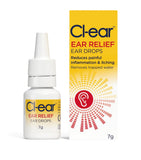 CLEAR Ear Relief ear drops with lidocaine 7g (British brand)