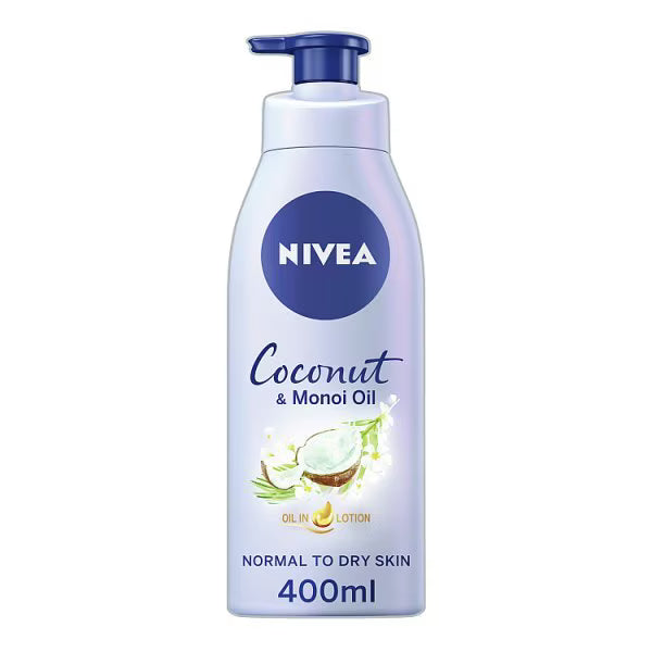 NIVEA Coconut Monoi Lotion 400ml Normal Skin, imported from the UK