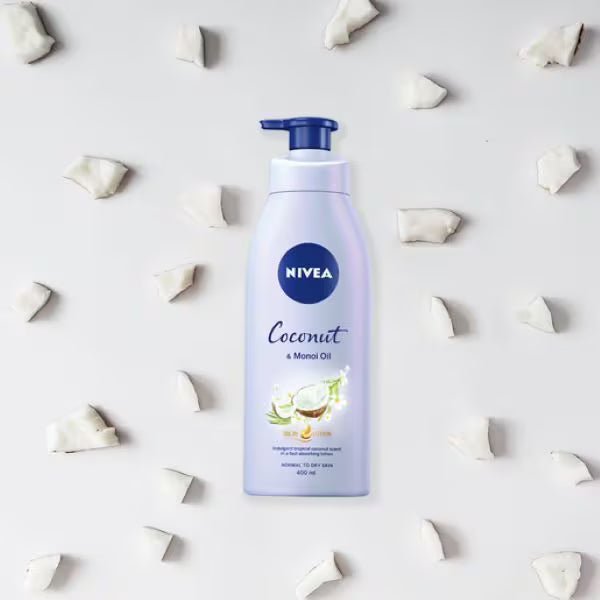 NIVEA Coconut Monoi Lotion 400ml Normal Skin, imported from the UK