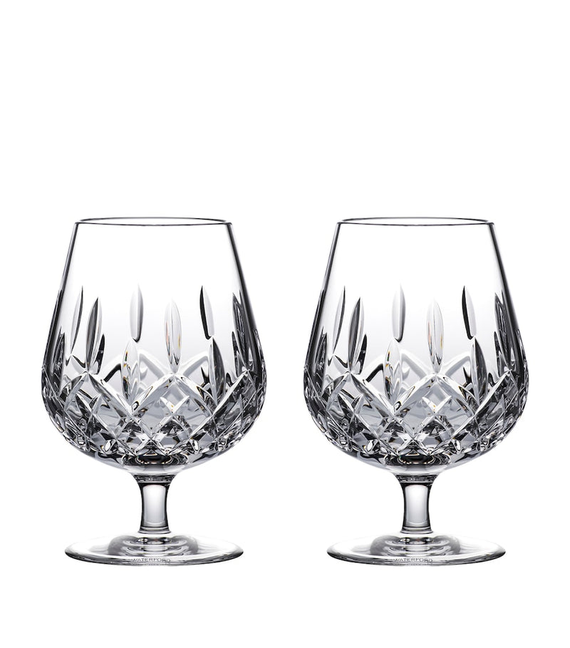 Waterford Connoisseur Lismore brandy balloons set of 2 510ml (British brand)