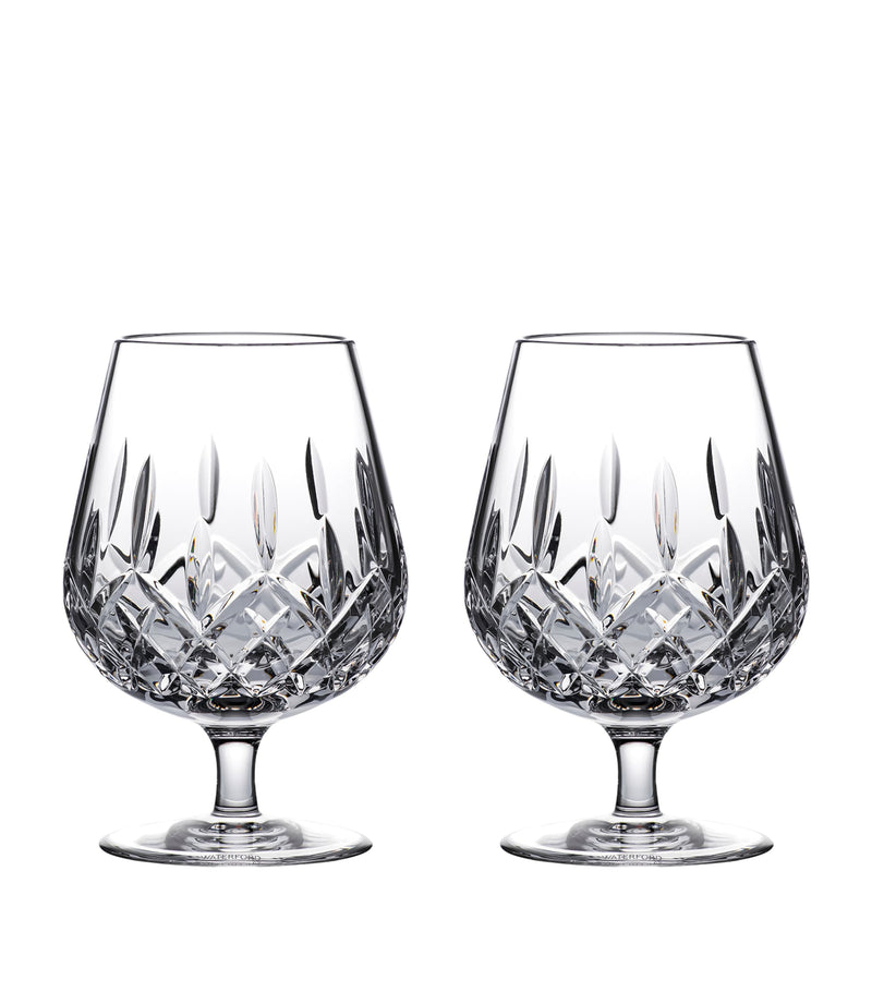 Waterford Connoisseur Lismore brandy balloons set of 2 510ml (British brand)