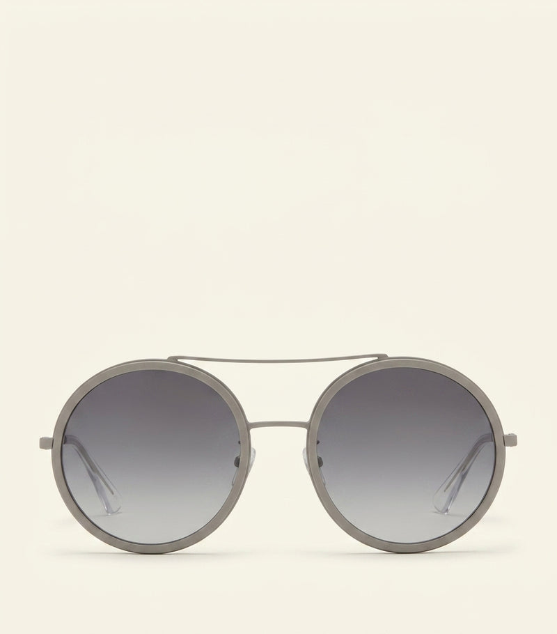 Gucci oval pilot sunglasses with Web stripe tortoiseshell, UK version