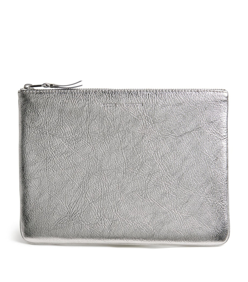Comme Des Garçons large leather pouch, imported from the UK